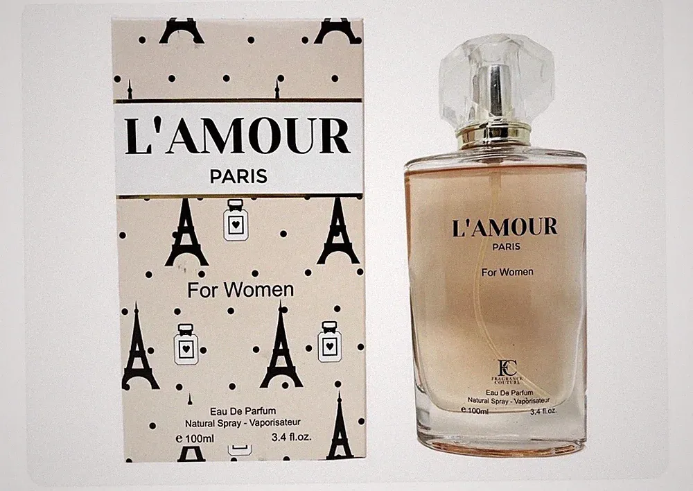 L'Amour Paris Eau De Parfum Spray Perfume for Women Floral Fragrance 3.4 FL OZ
