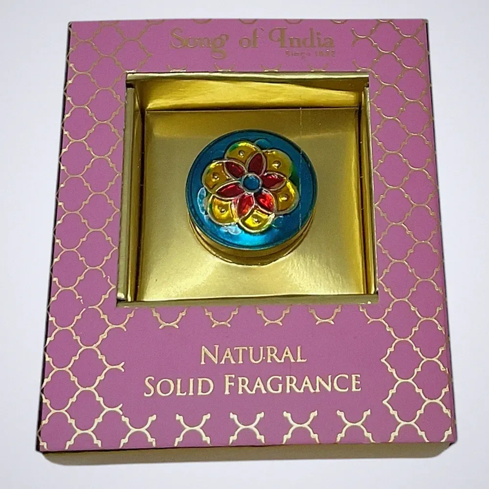 Natural Honey Suckle Solid Perfume Fragrance in Flower Box 4g Made in India